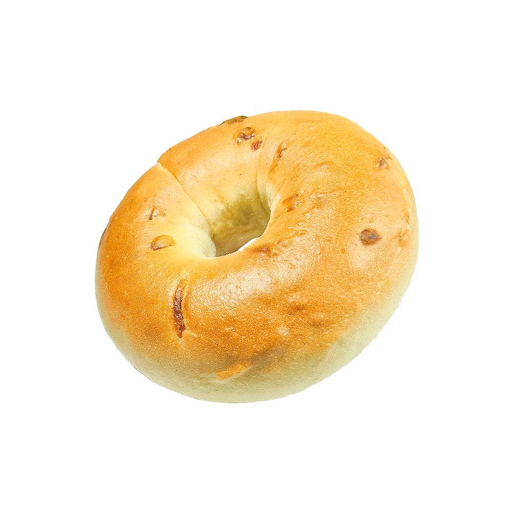 Slaná A Pikantní Příchuť Pečená Cibule Bagel