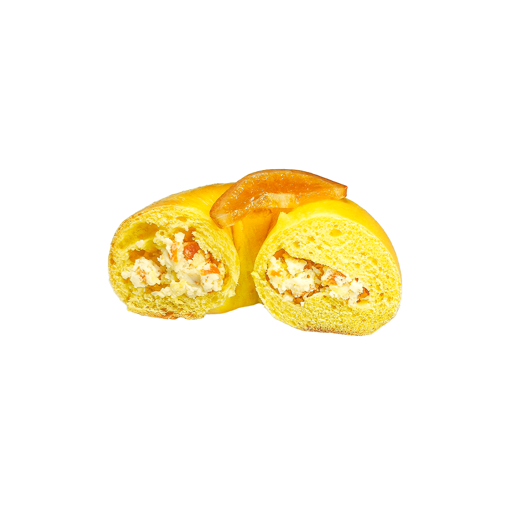Sladký A Osvěžující Pomerančový Smetanový Sýr Bagel Sladký A Osvěžující Pomerančový Smetanový Sýr Bagel