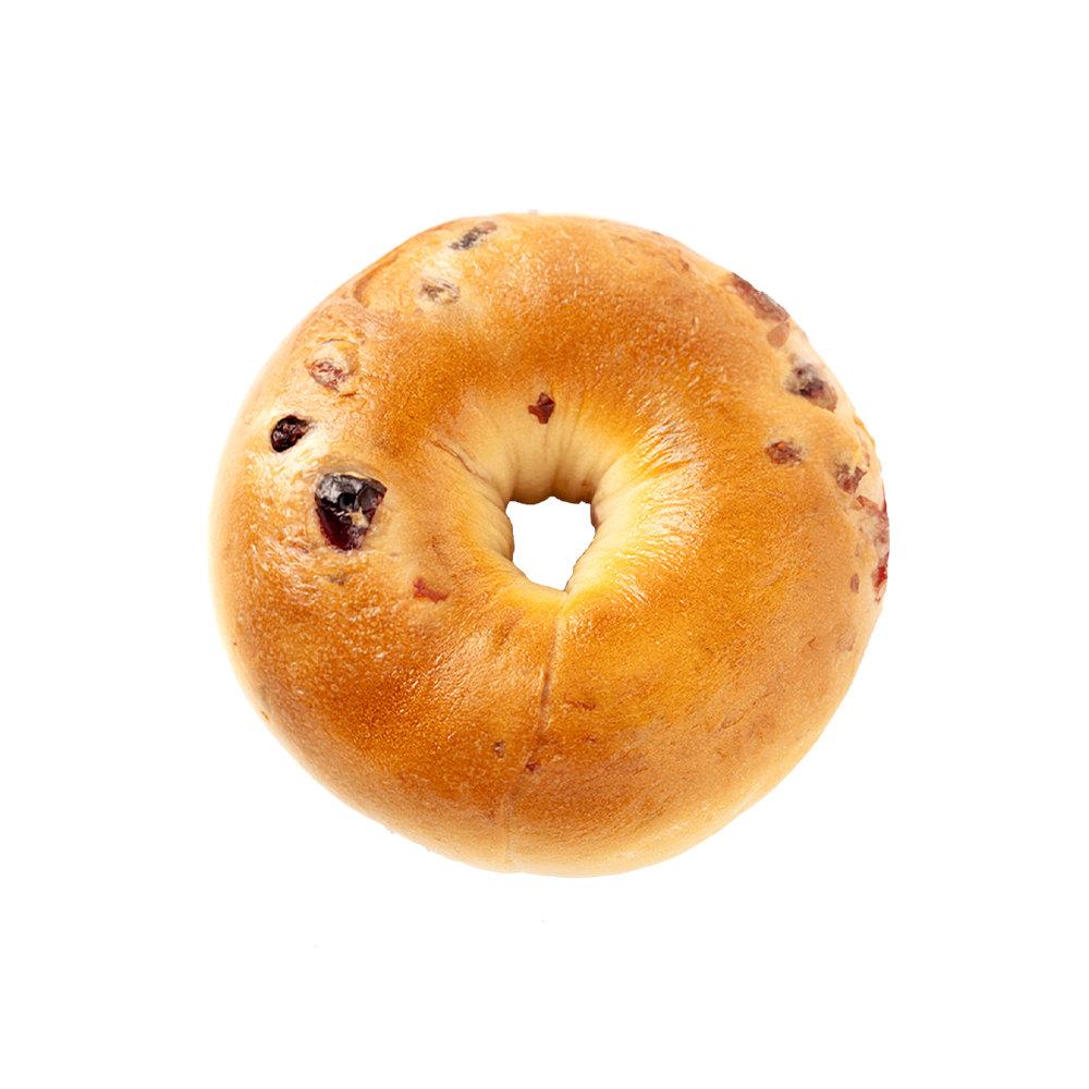 Zdravý A Nízkotučný Brusinkový Bagel Zdravý A Nízkotučný Brusinkový Bagel