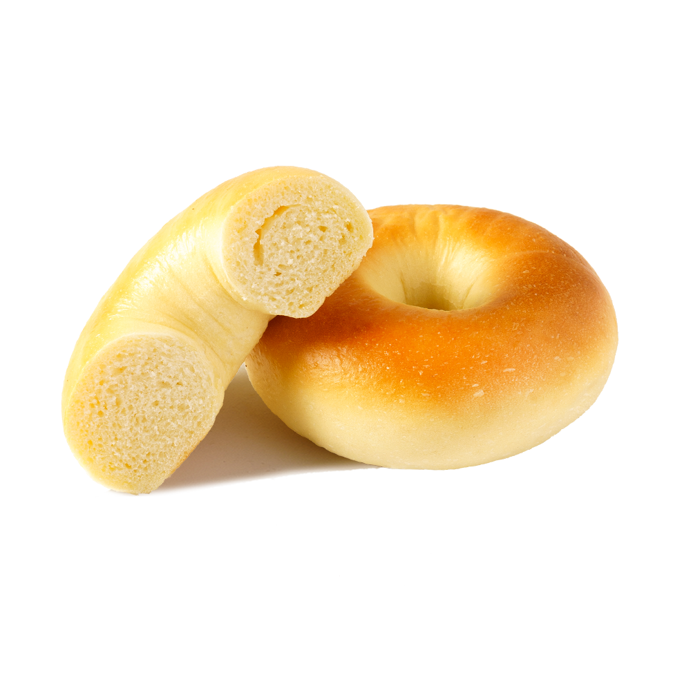 Lesklý A Křehký Obyčejný Bagel