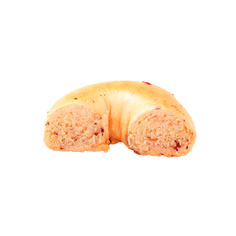 Zdravý A Nízkotučný Brusinkový Bagel Zdravý A Nízkotučný Brusinkový Bagel
